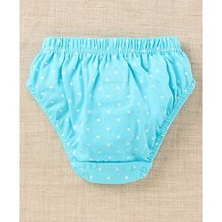 Babyhug 100% Cotton Antibacterial Finish Printed Panties Pack of 3 - Blue White Pink