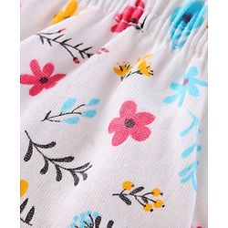 Babyhug 100% Cotton Antibacterial Finish Printed Panties Pack of 3 - Blue White Pink