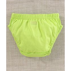 Babyhug 100%Cotton & Anti Bacterial Finish Panties Heart Print Pack of 3 - Pink White Green