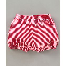 Babyhug 100% Cotton Bloomer Floral Pack of 3 - Red Blue