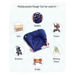 Babyhug U Shape Pillow Navy Blue ( Print May Vary )