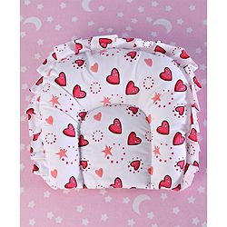 Babyhug Premium Pillow and Bolster Set Unicorn Print - Pink| Prevents Flat Head Syndrome| Neck and Shoulder Support | 100% Cotton| Breathable Fabric| Girls and Boys| Protection from Crib Railing| New Born Gifting Option | Travel Friendly| Soft and L