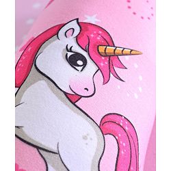 Babyhug Premium Pillow and Bolster Set Unicorn Print - Pink| Prevents Flat Head Syndrome| Neck and Shoulder Support | 100% Cotton| Breathable Fabric| Girls and Boys| Protection from Crib Railing| New Born Gifting Option | Travel Friendly| Soft and L