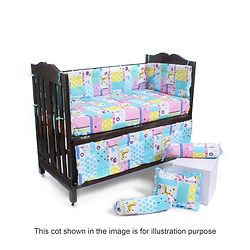 Babyhug Sleepwell Cot Bedding Set - Blue