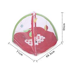 Babyhug Twist N Fold Move N Play Activity Gym Pony With Mosquito Net