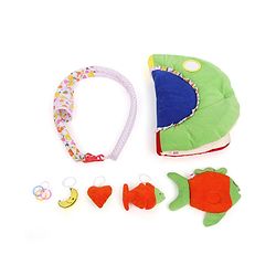 Babyhug Premium Play Gym With Fish Toy & Pillow   -Multicolor