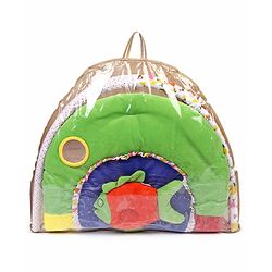 Babyhug Premium Play Gym With Fish Toy & Pillow   -Multicolor