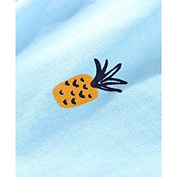 Babyhug Printed Shorts - Blue