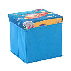 Babyhug Sto-Sit Foldable Storage Box Submarine Print - Blue