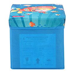 Babyhug Sto-Sit Foldable Storage Box Submarine Print - Blue