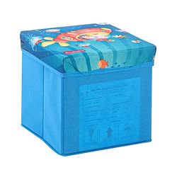 Babyhug Sto-Sit Foldable Storage Box Submarine Print - Blue