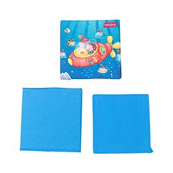 Babyhug Sto-Sit Foldable Storage Box Submarine Print - Blue