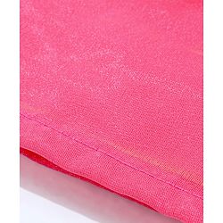 Babyhug Sleeveless Choli with Sequin Lehenga & Dupatta Set - Pink Blue