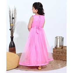 Babyhug Sleeveless Ethnic Dress - Pink