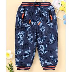 Babyhug Full Length Lounge Pants - Blue