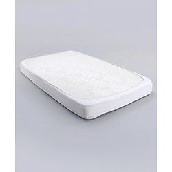 Babyhug Soft Terry Breathable & Waterproof Mattress Protector Fitted Cover Sheet - White