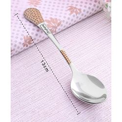 Babyhug Stainless Steel Spoon Set of 6 - Silver