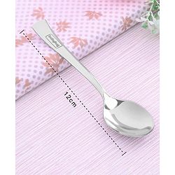 Babyhug Stainless Steel Spoon Set of 6 - Silver