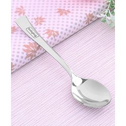 Babyhug Stainless Steel Spoon Set of 6 - Silver