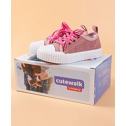 Cute Walk by Babyhug Casual Shoes - Pink