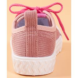 Cute Walk by Babyhug Lace Up Casual Shoes - Pink