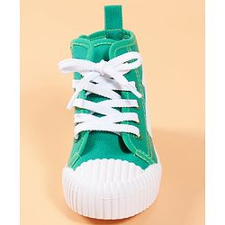 Cute Walk by Babyhug Casual Lace-up Shoes - Green