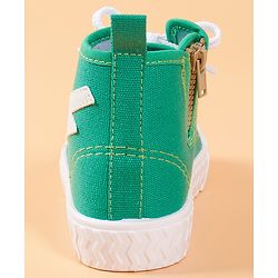 Cute Walk by Babyhug Casual Lace-up Shoes - Green