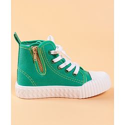 Cute Walk by Babyhug Casual Lace-up Shoes - Green