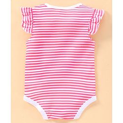 Babyhug Short Sleeves 100% Cotton Onesie Star Print Pack of 3 - Blue Pink