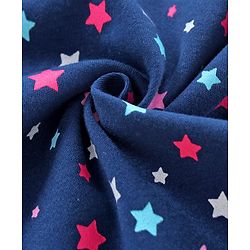 Babyhug Short Sleeves 100% Cotton Onesie Star Print Pack of 3 - Blue Pink