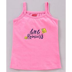 Babyhug Singlet Sleeves 100% Cotton Antibacterial Finish Slips Sea Pack of 3 - Pink