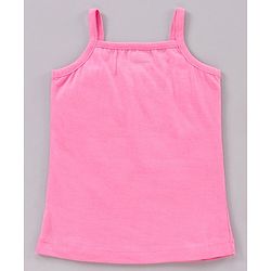 Babyhug Singlet Sleeves 100% Cotton Antibacterial Finish Slips Sea Pack of 3 - Pink