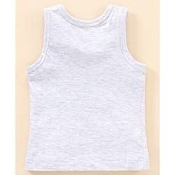 Babyhug Sleeveless 100 % Cotton Antibacterial Finish Vests Pack of 3 - Multicolour