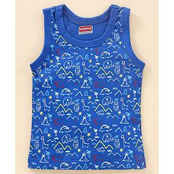 Babyhug Sleeveless 100 % Cotton Antibacterial Finish Vests Pack of 3 - Multicolour