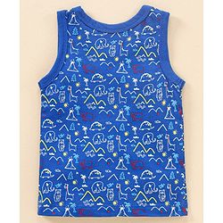 Babyhug Sleeveless 100 % Cotton Antibacterial Finish Vests Pack of 3 - Multicolour
