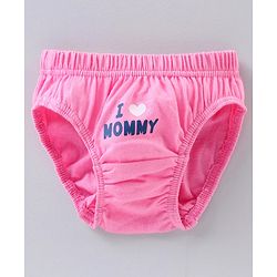 Babyhug 100% Cotton Antibacterial Finish Panties Pack of 3 - Pink White Blue