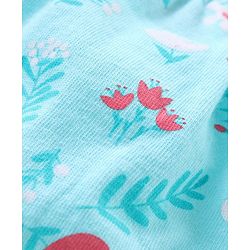 Babyhug 100% Cotton Antibacterial Finish Panties Pack of 3 - Pink White Blue