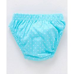 Babyhug 100% Cotton Antibacterial Finish Panties Polka Dot Print Pack of 5 - Navy Pink Yellow Blue