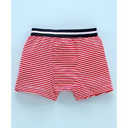 Babyhug 100% Cotton Briefs Crab Print Pack of 3 - Red