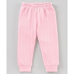 Babyhug Full Length Thermal Lounge Pant - Pink