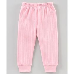 Babyhug Full Length Thermal Lounge Pant - Pink