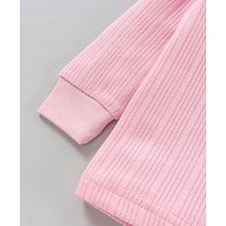 Babyhug Full Sleeves Thermal Vest - Light Pink