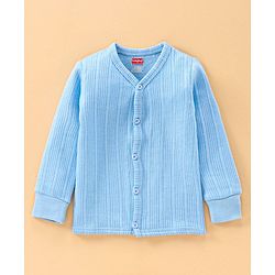 Babyhug Full Sleeves Thermal Vest - Blue