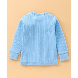 Babyhug Full Sleeves Thermal Vest - Blue