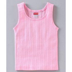 Babyhug Sleeveless Thermal Vest - Pink