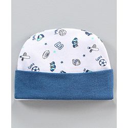 Babyhug Clothing Gift Set Sports Print Blue - 10 Piece