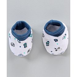 Babyhug Clothing Gift Set Sports Print Blue - 10 Piece