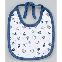 Babyhug Clothing Gift Set Sports Print Blue - 10 Piece