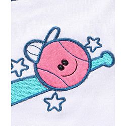 Babyhug Clothing Gift Set Sports Print Blue - 10 Piece