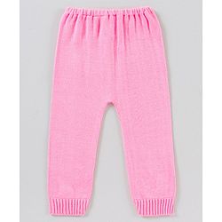 Babyhug Full Length Lounge Pant Solid Color - Pink